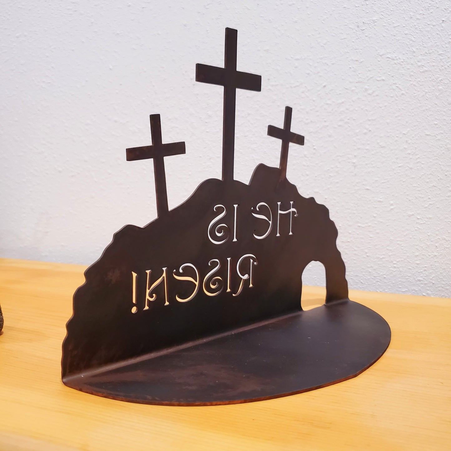 Rustic Empty Tomb Easter Scene