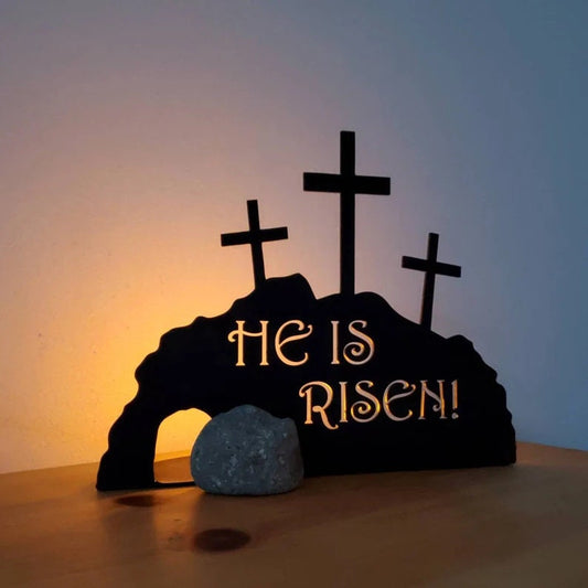 Rustic Empty Tomb Easter Scene