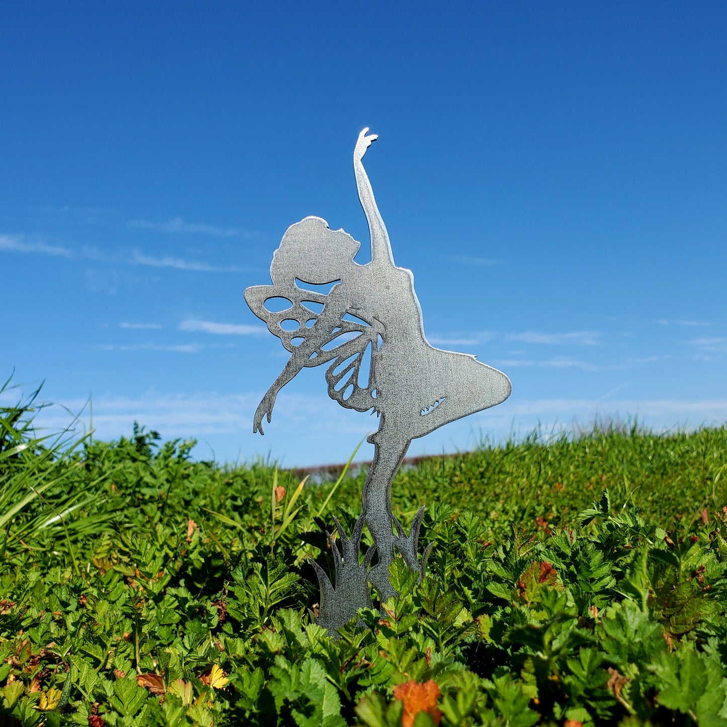 Metal Dancing Fairy Yard Stake